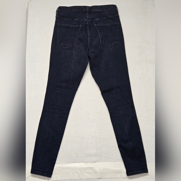 Universal Thread 8/29R High Rise Skinny Jeans Dark Wash 5 Pocket Zipper Stretch - Picture 2 of 5